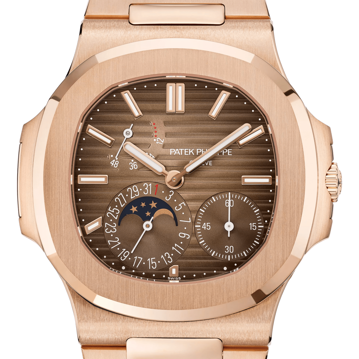 Patek Philippe Nautilus Moon Phase Rose Gold Watch 5712/1R-001 thumbnail 5