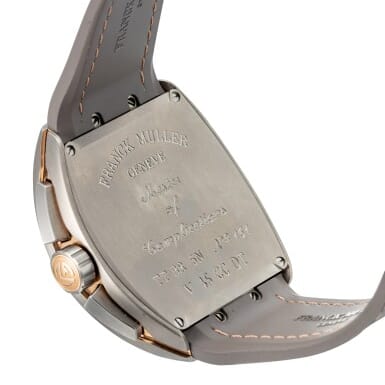 Franck Muller Vanguard Chronograph, Ref V 45 CC DT, Men’s, Titanium, Leather Strap thumbnail 2