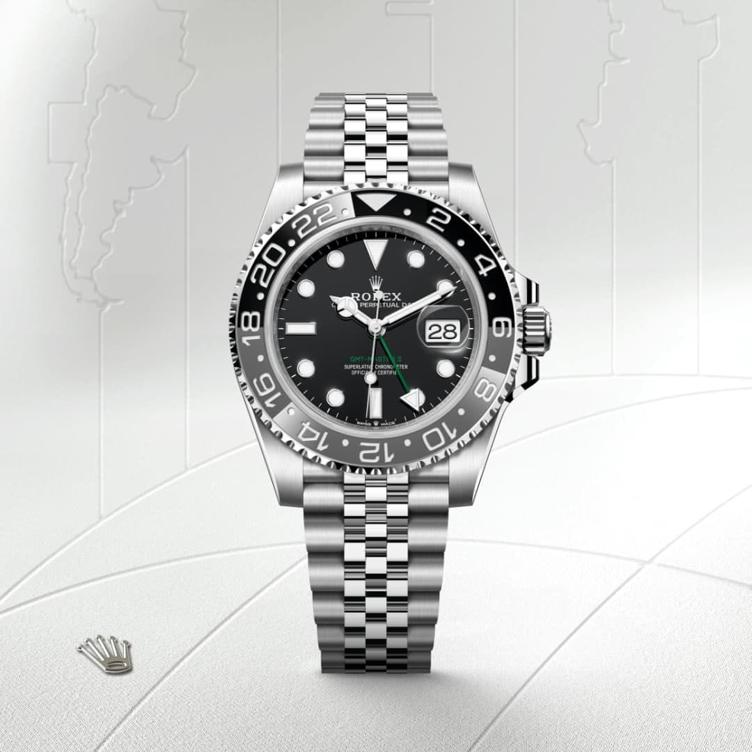 Rolex GMT-Master II Oyster, 40 mm, Oystersteel M126710GRNR-0003 thumbnail 7