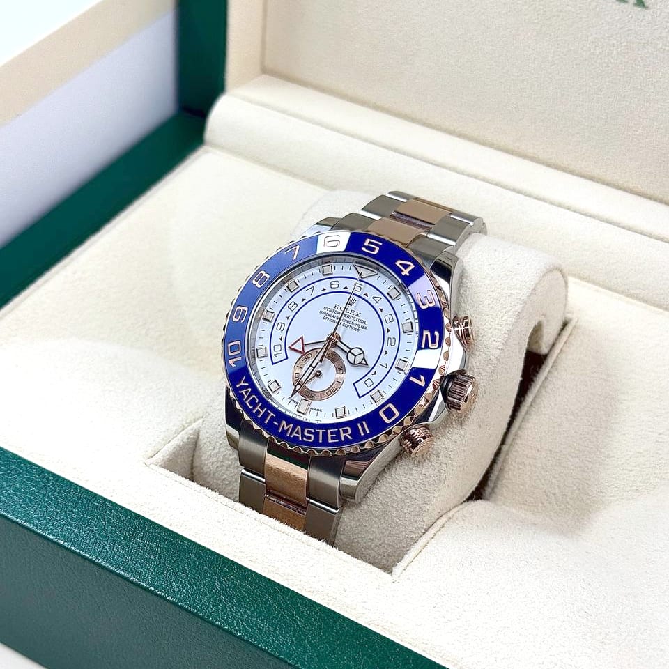 Rolex Yacht-Master II Oystersteel and Everose Gold Men's Watch 116681 thumbnail 4