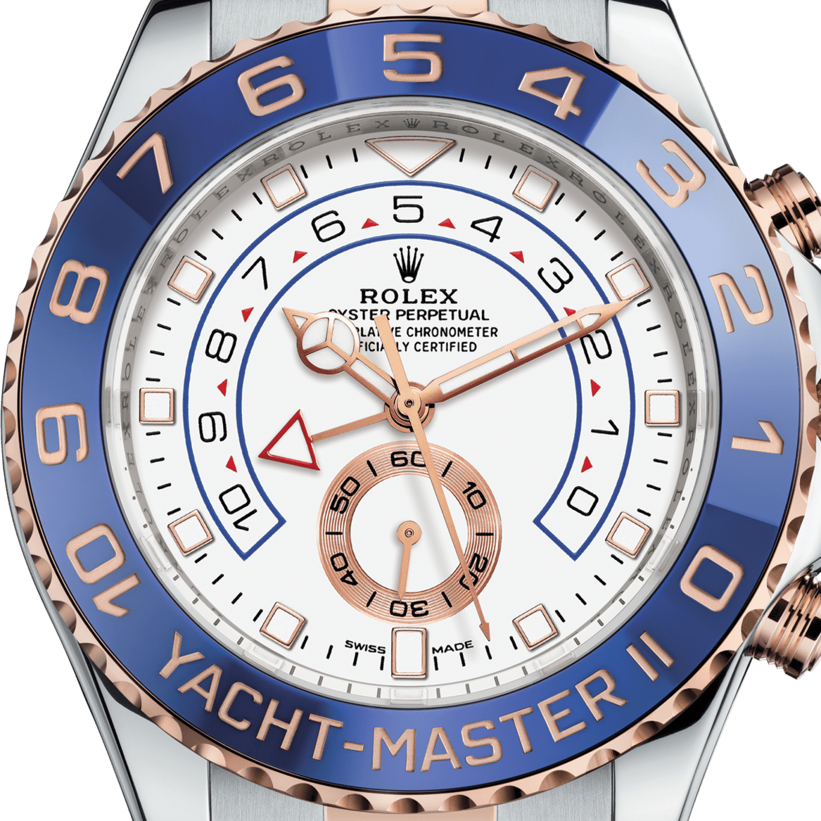 Rolex Yacht-Master II Oystersteel and Everose Gold Men's Watch 116681 thumbnail 2