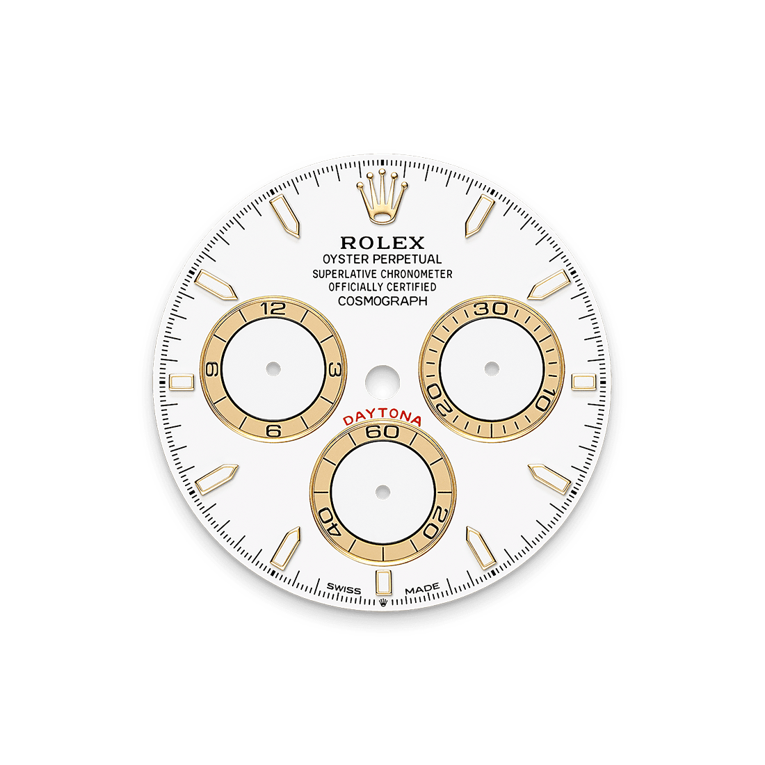 Rolex Cosmograph Daytona Oyster 44 mm Yellow Gold White Dial 126508 thumbnail 4