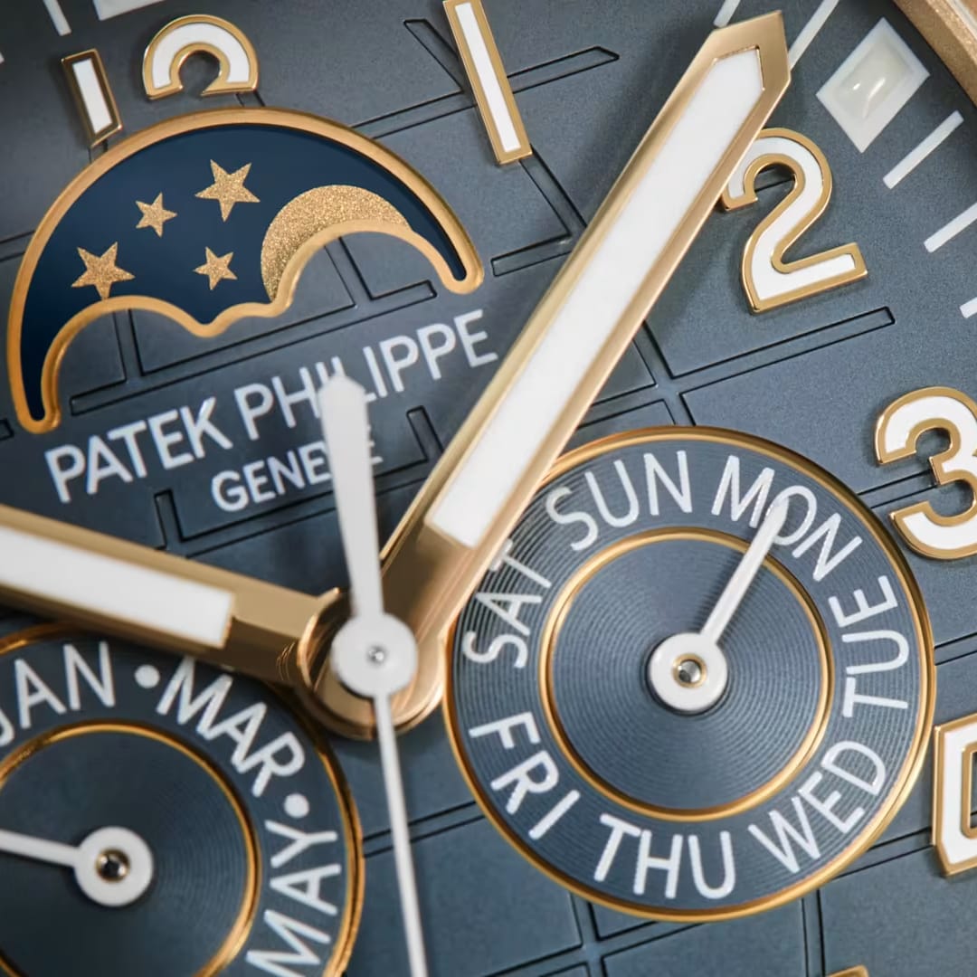 Patek Philippe Aquanaut Luce Annual Calendar Rose Gold Blue Grey Dial Ref. 5261R-001 thumbnail 6