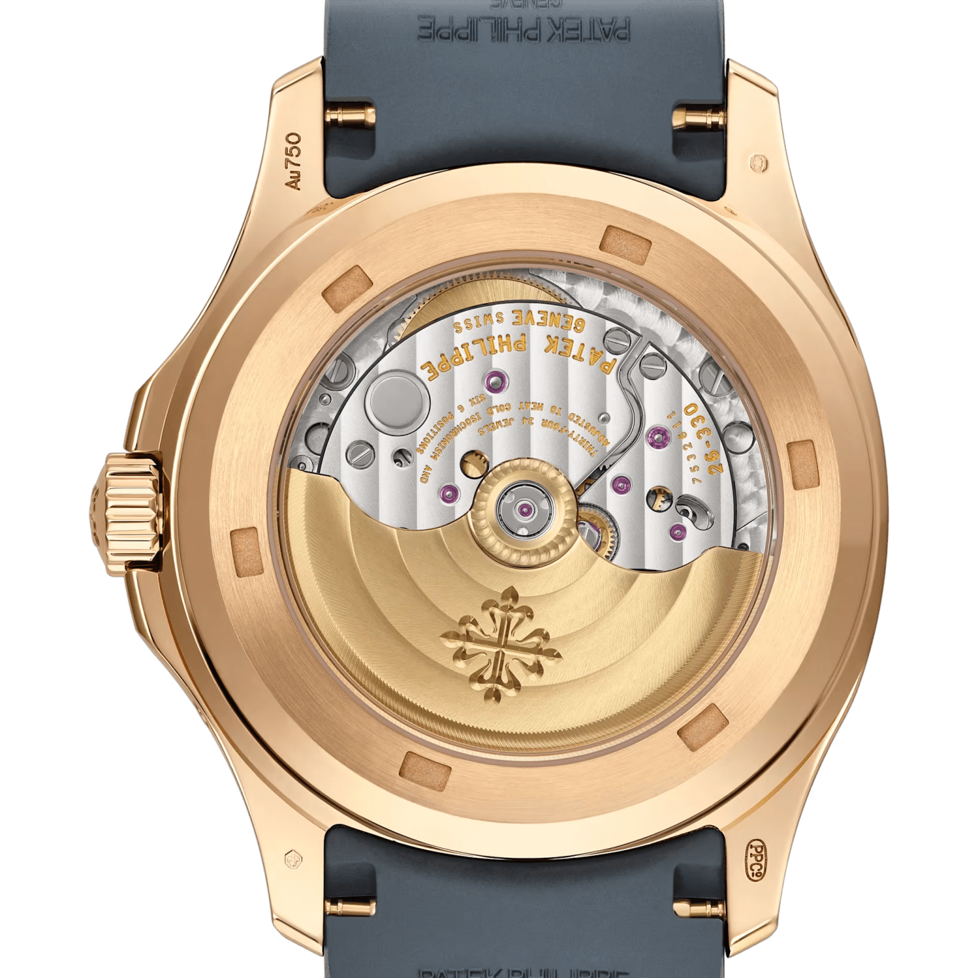 Patek Philippe Aquanaut Luce Annual Calendar Rose Gold Blue Grey Dial Ref. 5261R-001 thumbnail 3