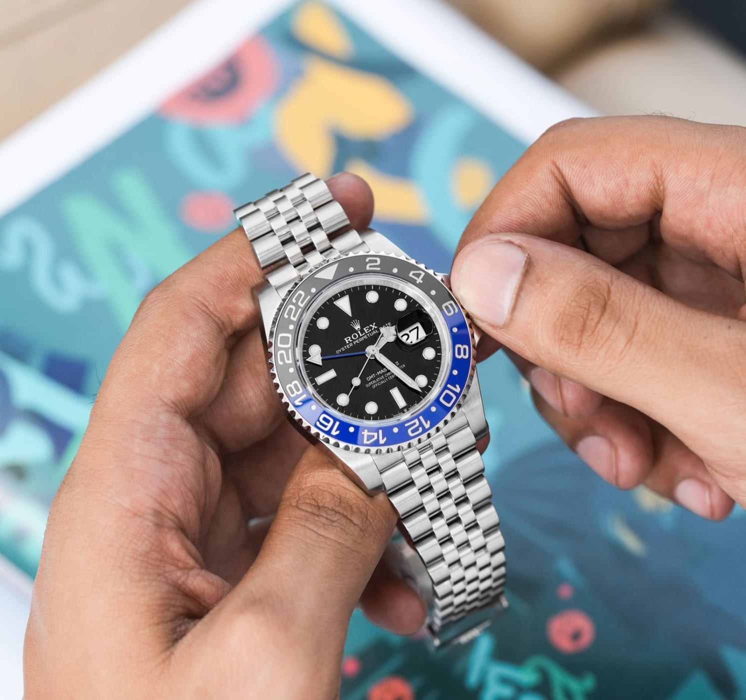 Rolex GMT-Master II Oyster, 40 mm, Oystersteel M126710BLNR-0003 thumbnail 15