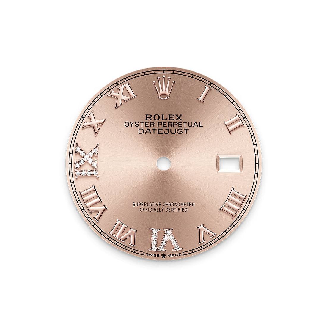 Rolex Datejust 36 Oyster, 36 mm, Oystersteel, Everose gold and diamonds Ref 126281RBR thumbnail 2