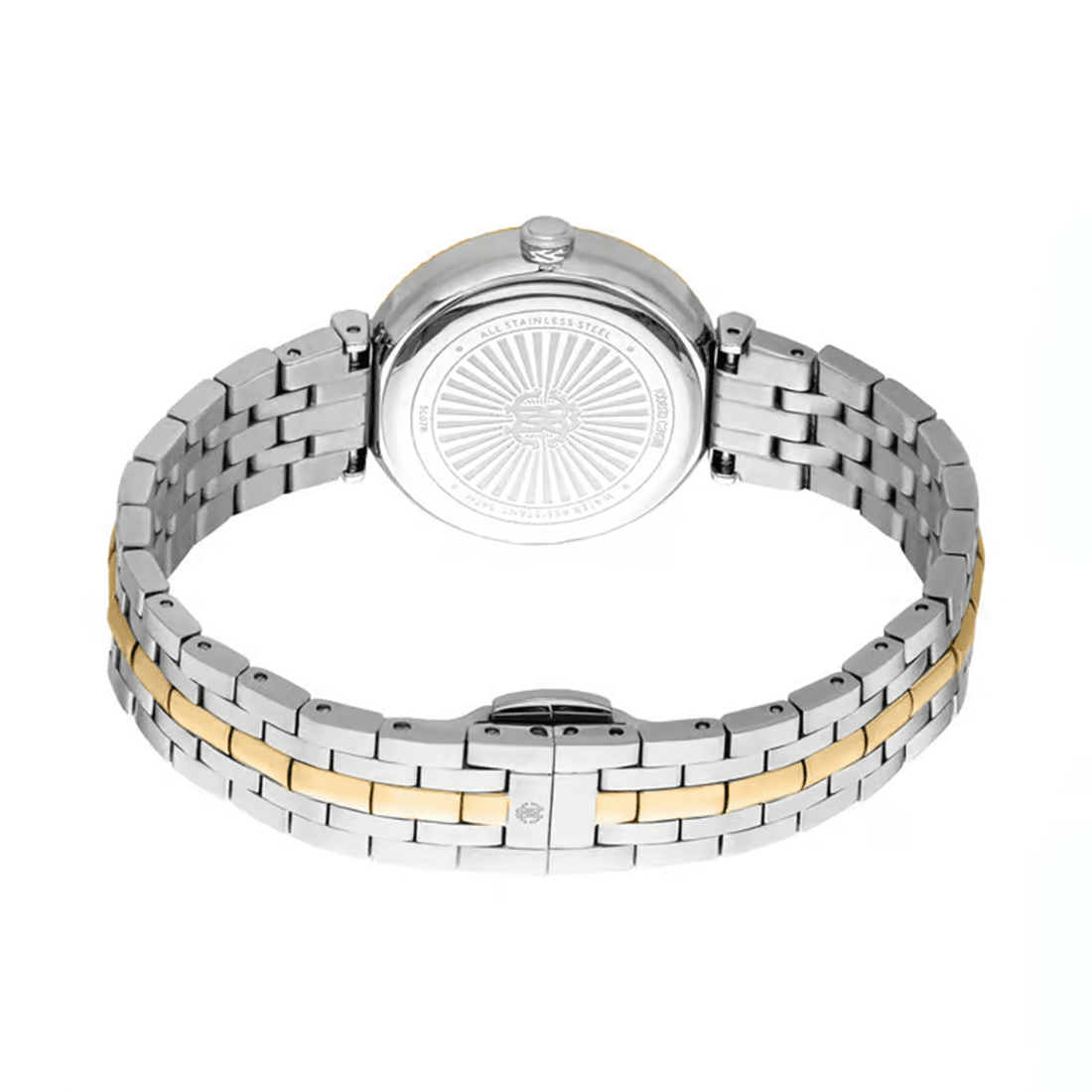 Roberto Cavalli Chiarezza Snake Core Green Dial Gold Steel Strap Watch RC5L078M0065 thumbnail 2