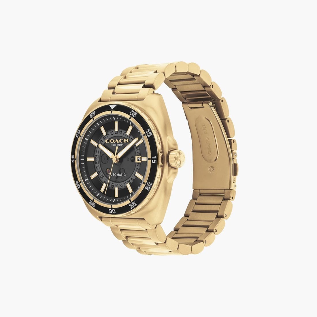 Coach Charter Automatic Black Dial Analog Watch 14602712 thumbnail 3