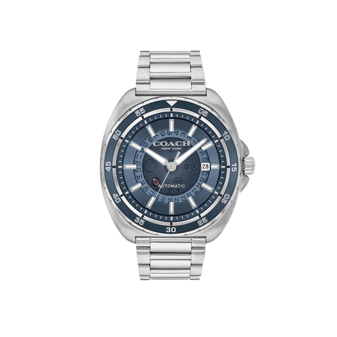Coach Charter Automatic Blue Dial Analog Watch 14602711