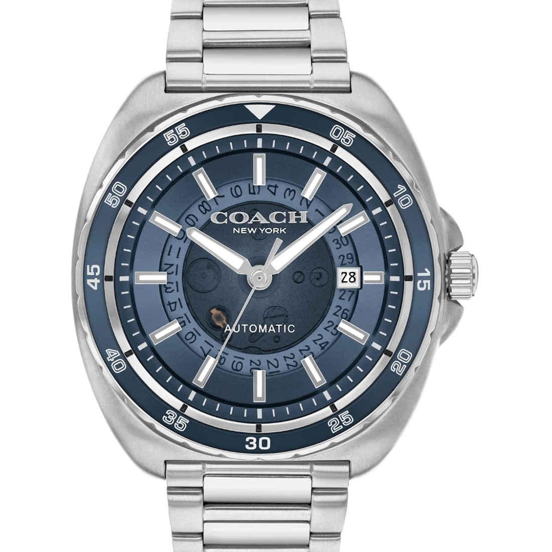 Coach Charter Automatic Blue Dial Analog Watch 14602711 thumbnail 4