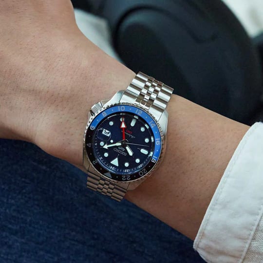 Seiko 5 Sports Blueberry GMT SKX Re-Interpretation Watch - SSK003K1 thumbnail 3