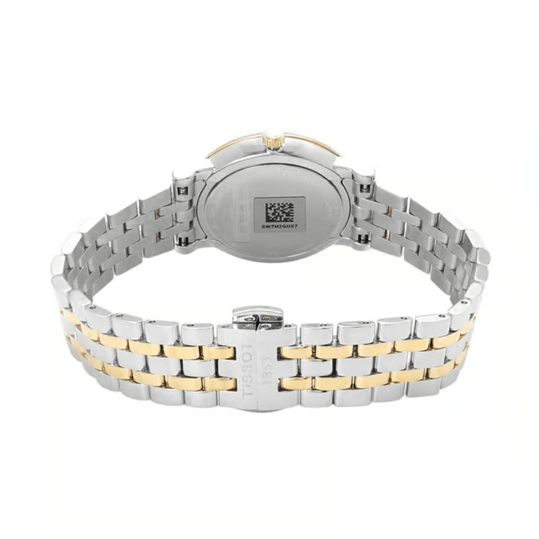 Tissot T-Wave Quartz Two-Tone Strap White Dial Watch T122.210.22.033.00 thumbnail 3