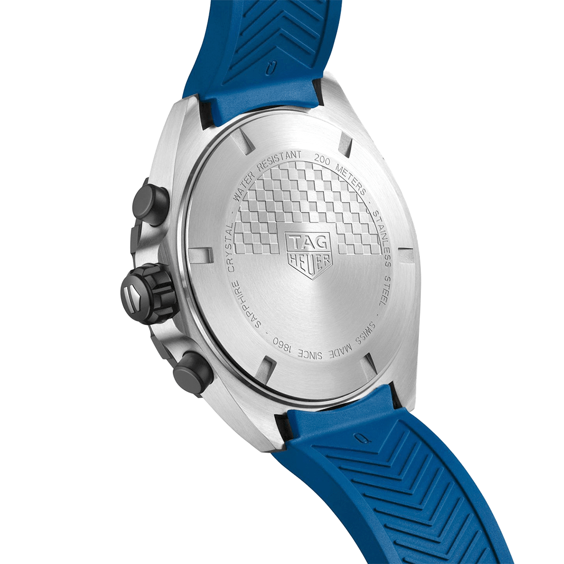 TAG Heuer Formula 1 Chronograph Blue Dial, Blue Rubber Strap Watch CAZ101AV.FT8077 thumbnail 5