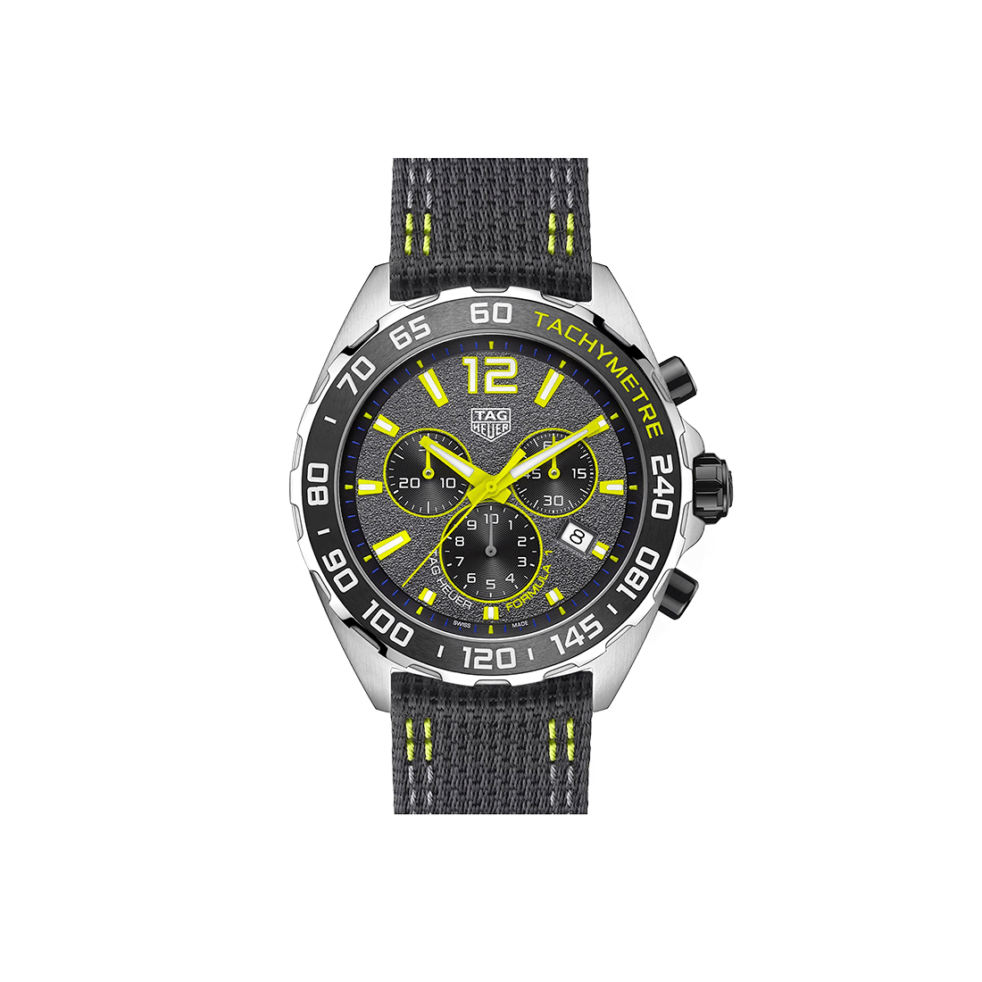 TAG Heuer Formula 1 Chronograph 43mm, Nylon Strap Watch CAZ101AG.FC8304