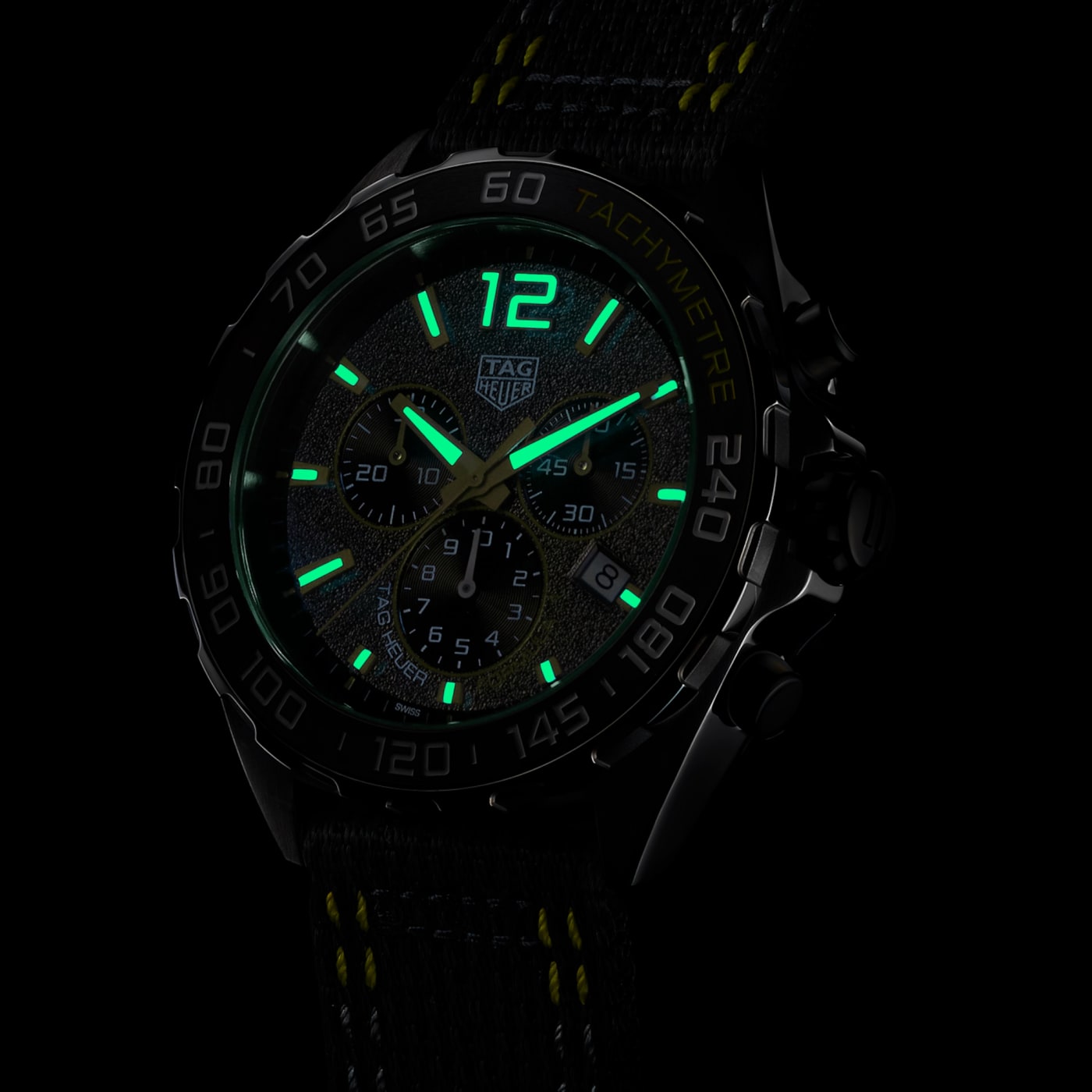 TAG Heuer Formula 1 Chronograph 43mm, Nylon Strap Watch CAZ101AG.FC8304 thumbnail 6