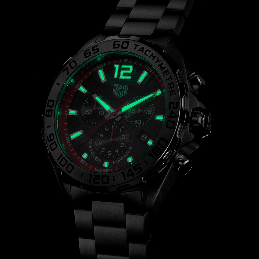 TAG Heuer Men's Formula 1 Quartz, 43 mm, Steel Srap Chrono Watch CAZ101Y.BA0842 thumbnail 8