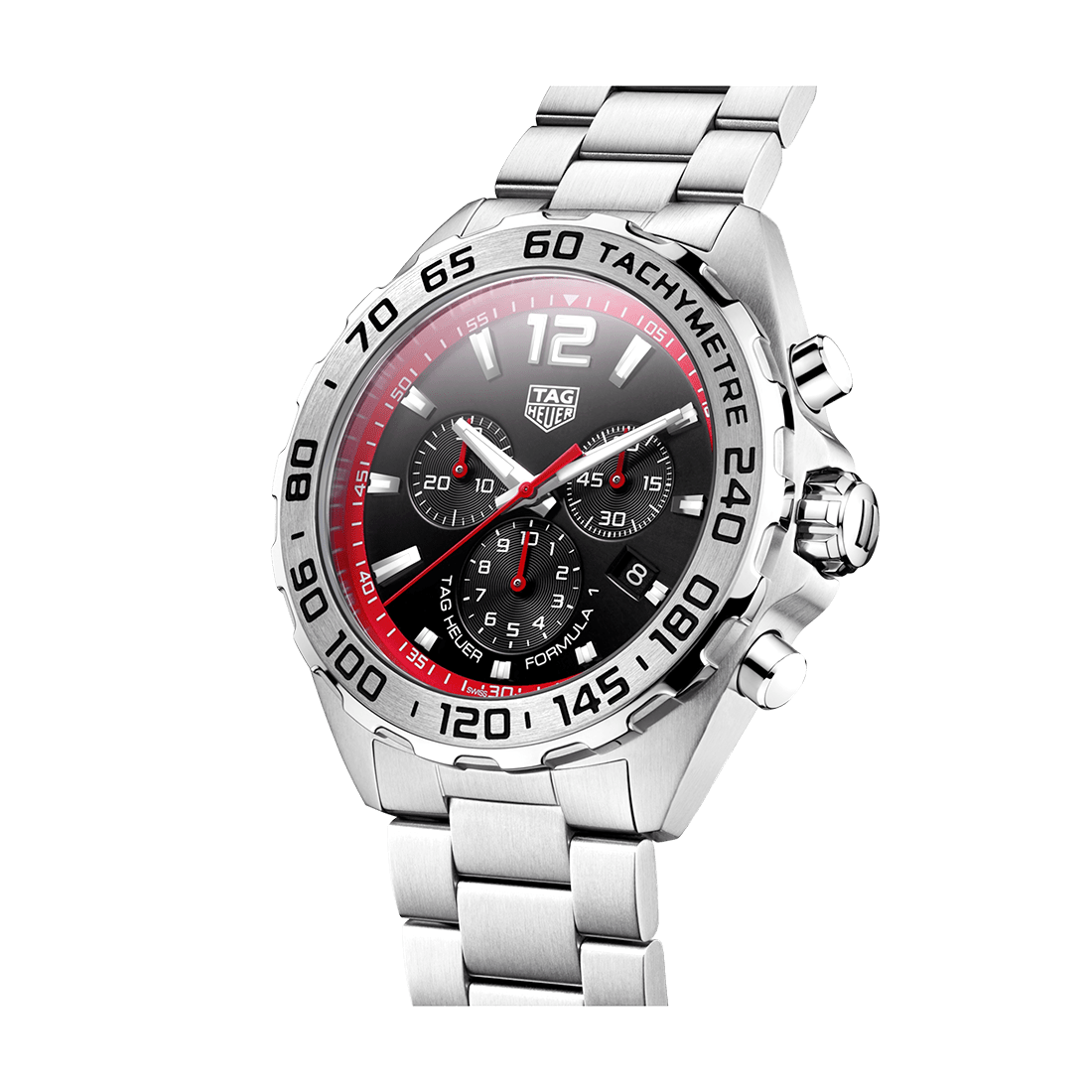 TAG Heuer Men's Formula 1 Quartz, 43 mm, Steel Srap Chrono Watch CAZ101Y.BA0842 thumbnail 2