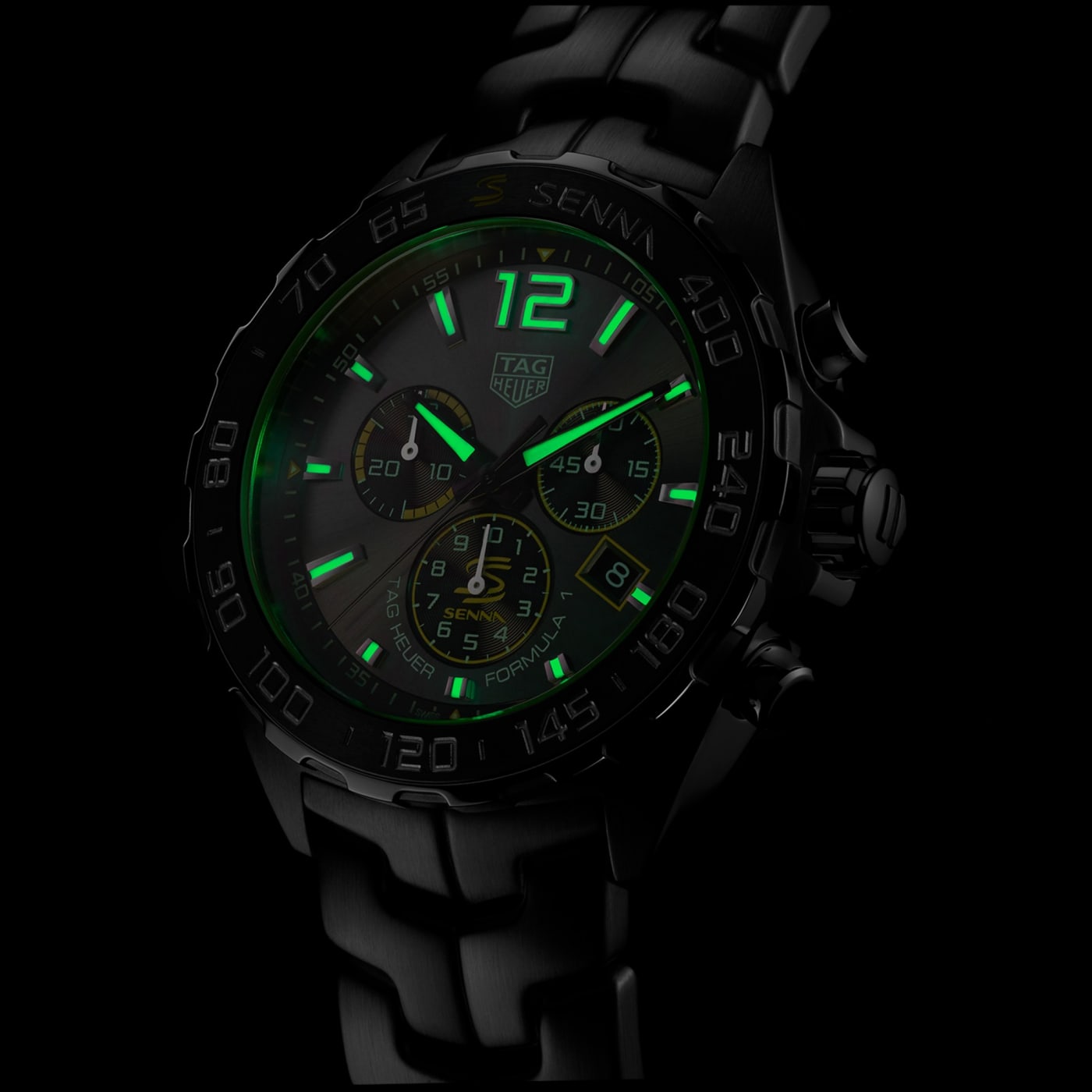 TAG Heuer Formula 1 44 mm, Senna Automatic, Steel Strap Watch CAZ201D.BA0633 thumbnail 6