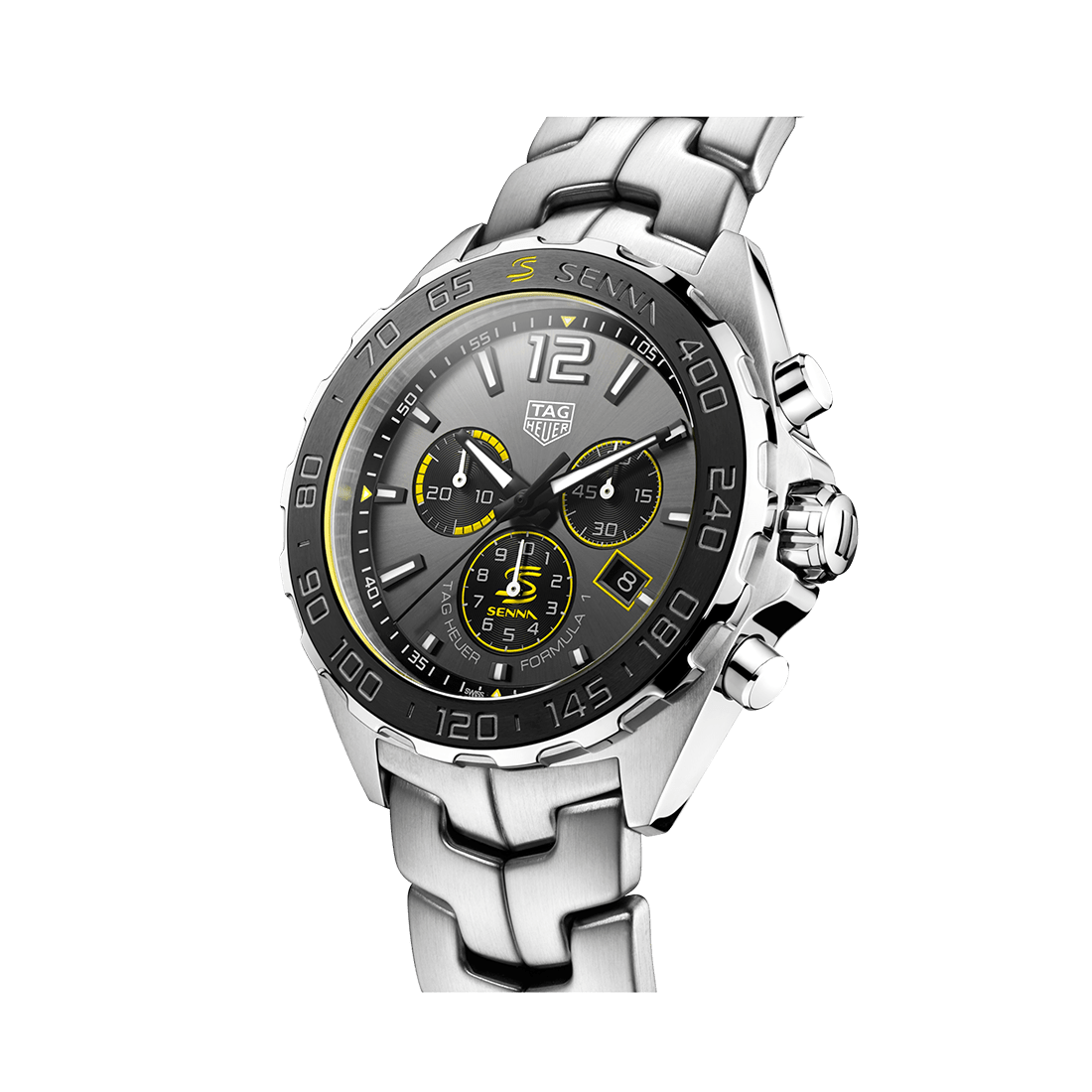 TAG Heuer Formula 1 44 mm, Senna Automatic, Steel Strap Watch CAZ201D.BA0633 thumbnail 2