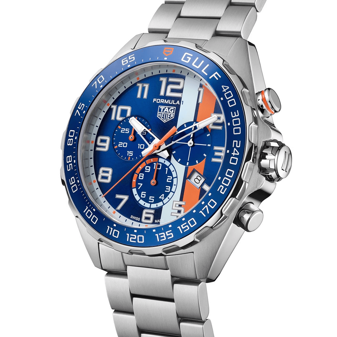 TAG Heuer Formula 1 Chronograph X Gulf 43 mm, Quartz Watch, CAZ101AT.BA0842 thumbnail 2