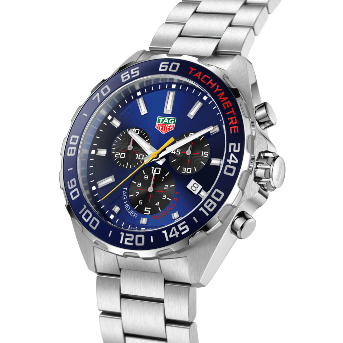 TAG Heuer Formula 1 Chronograph x Red Bull Racing Quartz, 43 mm, Steel Strap Watch, CAZ101AK.BA0842 thumbnail 3