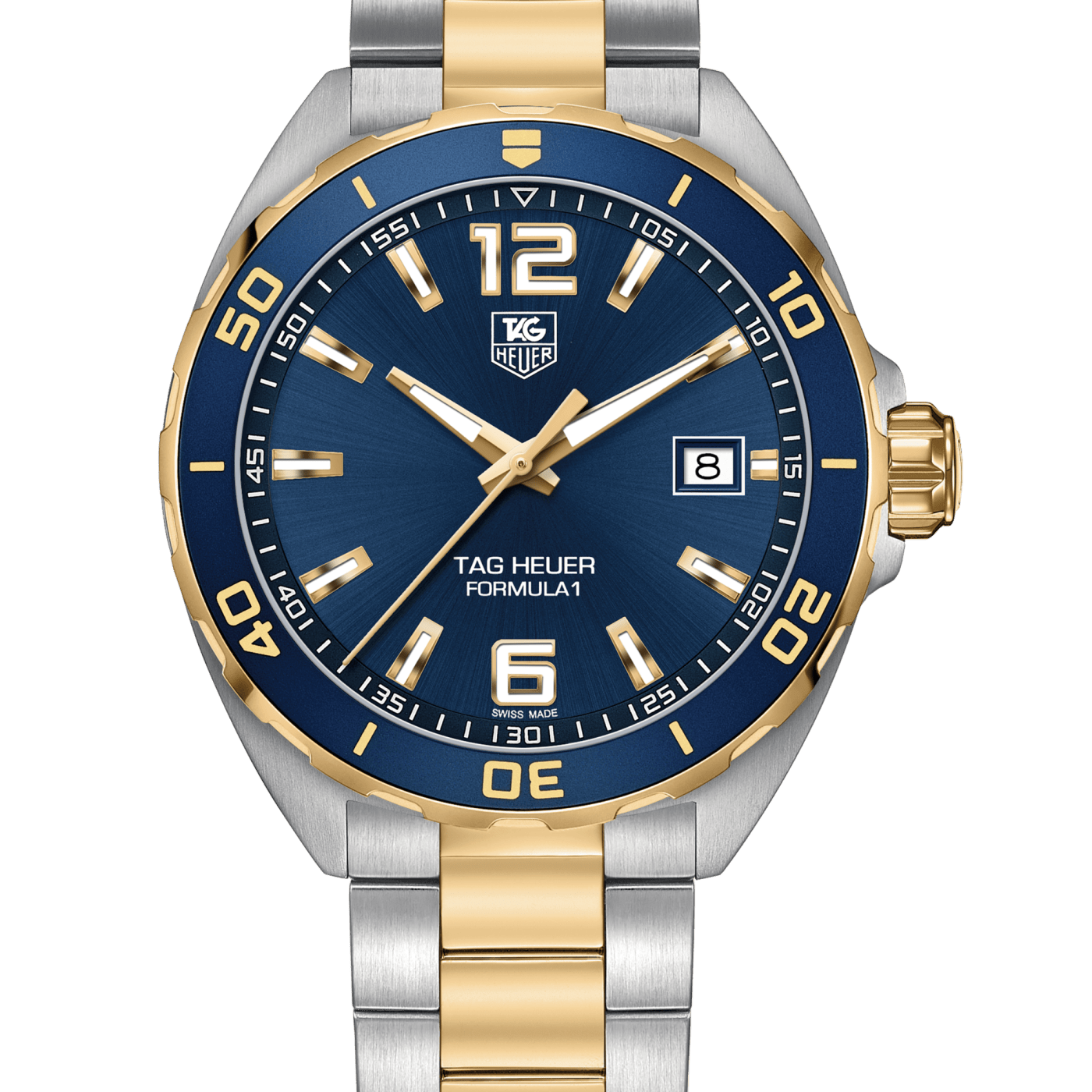 TAG Heuer Formula 1 Date Navy Blue Dial, Two-Tone Strap, 41 mm, Quartz Watch WAZ1120.BB0879 thumbnail 3