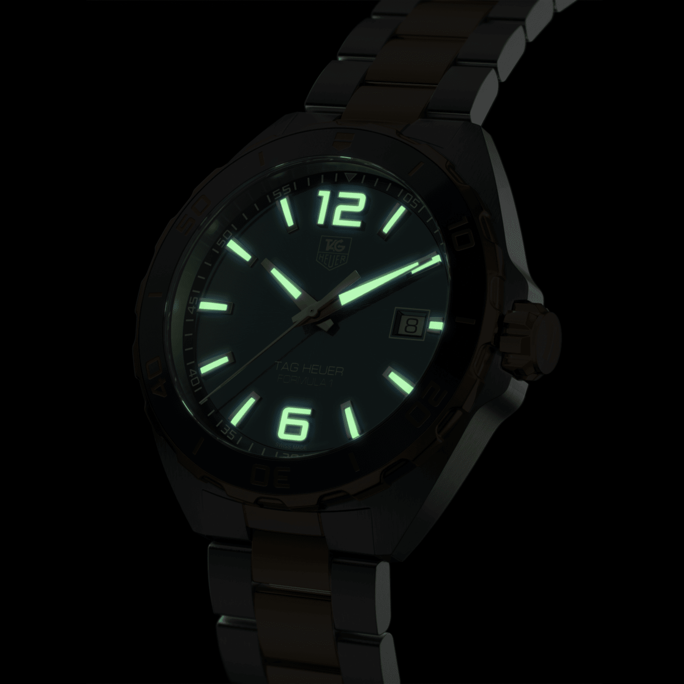 TAG Heuer Formula 1 Date Navy Blue Dial, Two-Tone Strap, 41 mm, Quartz Watch WAZ1120.BB0879 thumbnail 8