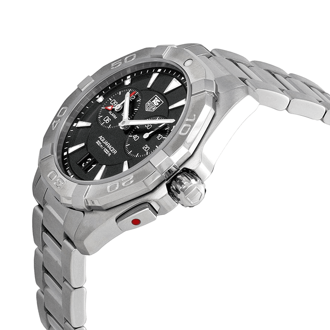 TAG Heuer Aquaracer 40.5 mm, Black Dial, Quartz Chronograph Watch, WAY111Z.BA0928 thumbnail 3