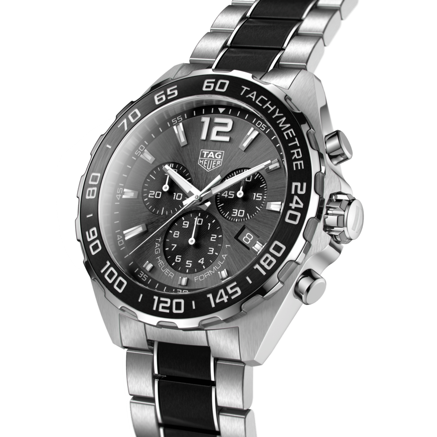 TAG Heuer Formula 1 Chronograph Quartz, 43 mm, Steel Strap, Black Dial Watch CAZ1011.BA0843 thumbnail 3