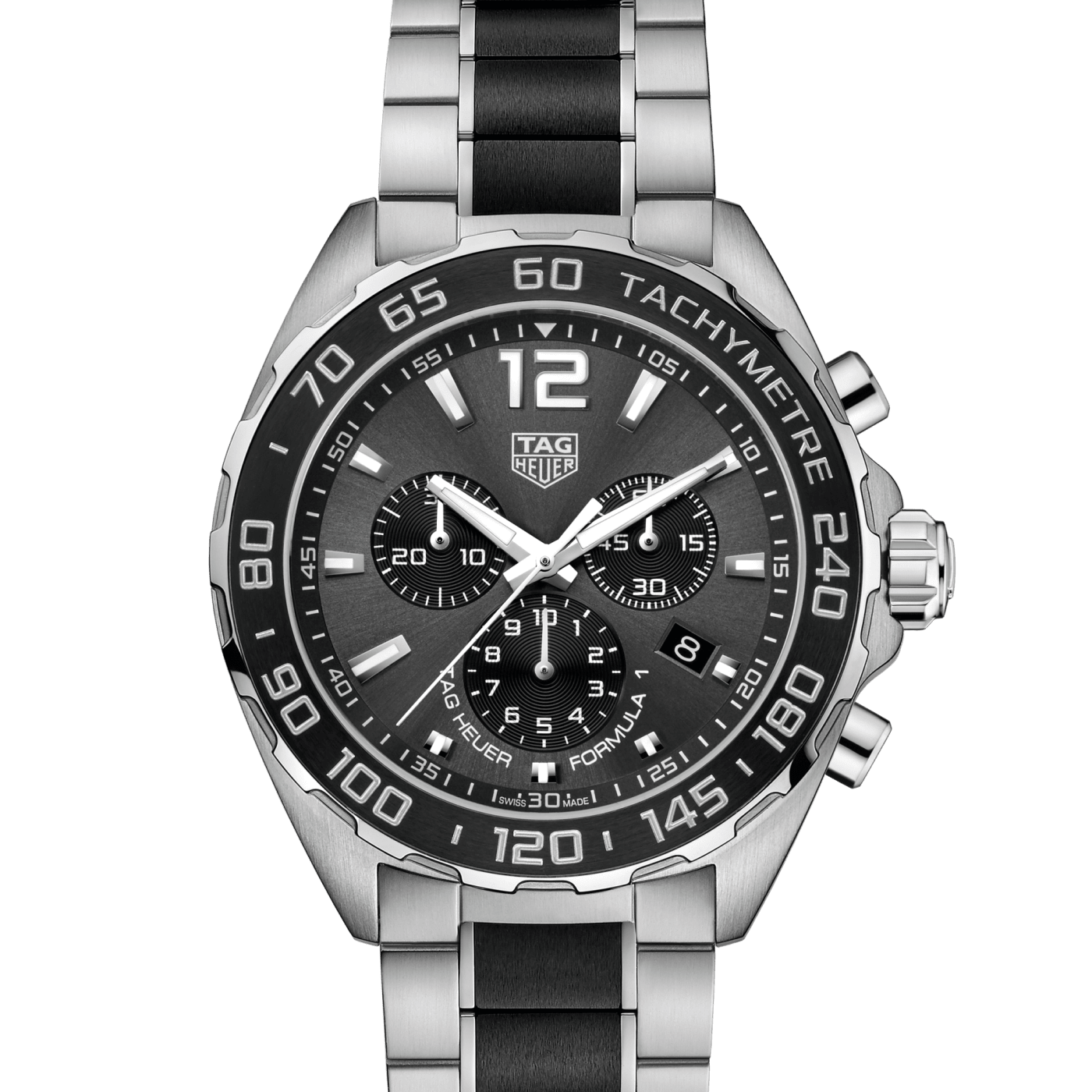 TAG Heuer Formula 1 Chronograph Quartz, 43 mm, Steel Strap, Black Dial Watch CAZ1011.BA0843 thumbnail 2