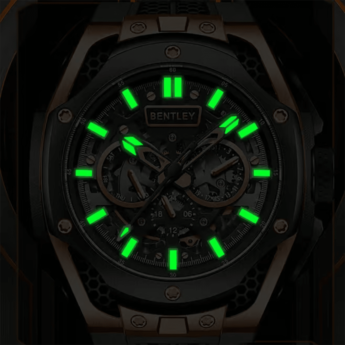 Bentley The Opulence Collection Orange Watch 54 mm BL-50-02 thumbnail 4