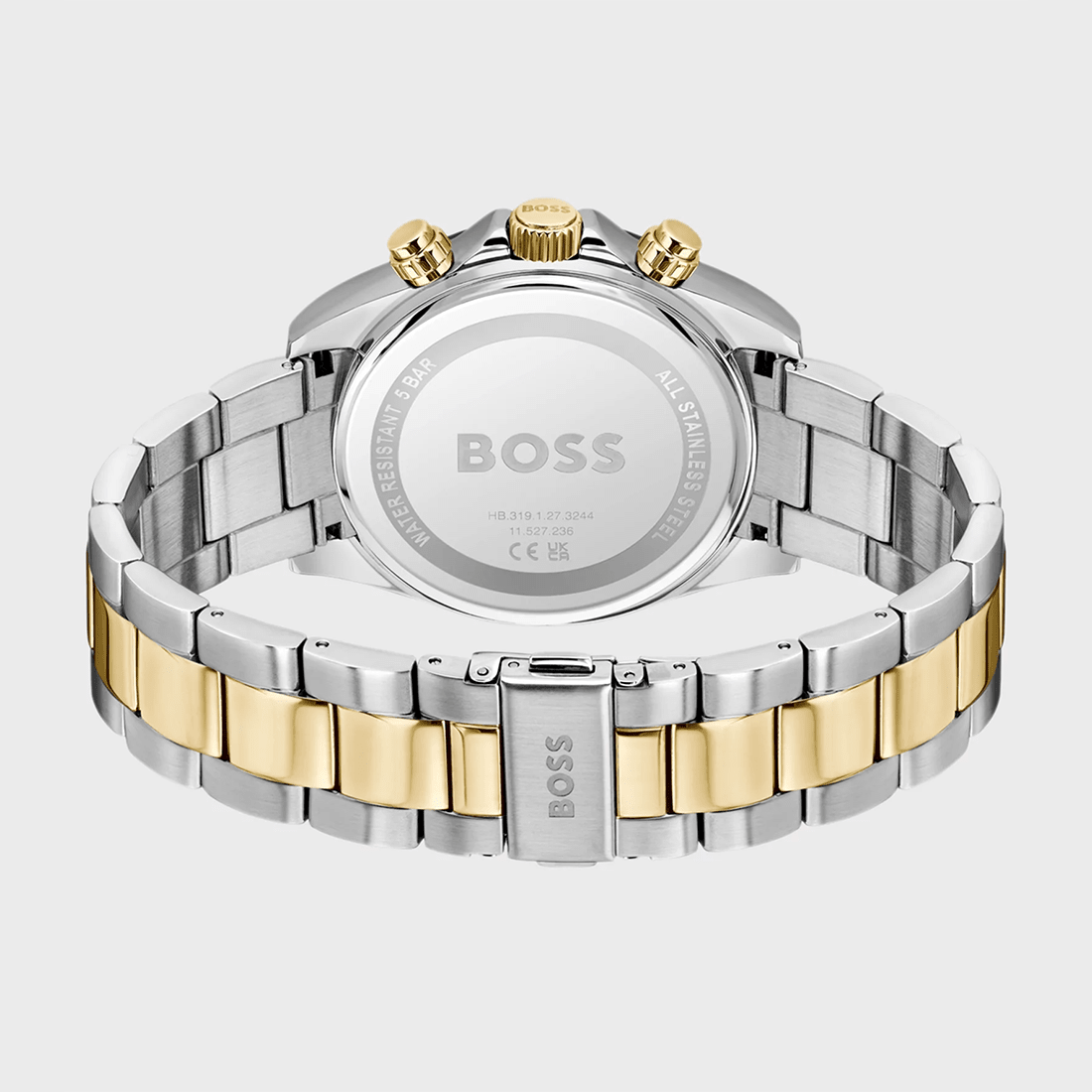 Boss Hero 2.0 Black-Dial Chronograph Watch With Two-Tone Bracelet 1514269 thumbnail 3