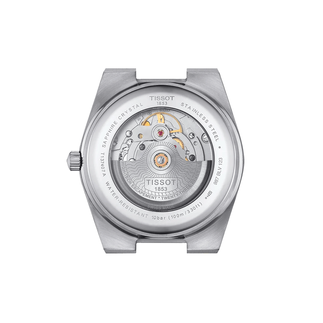 Tissot PRX Powermatic 80 Stainless Steel Case, Ice Blue Dial Watch T137.407.11.351.01 thumbnail 3