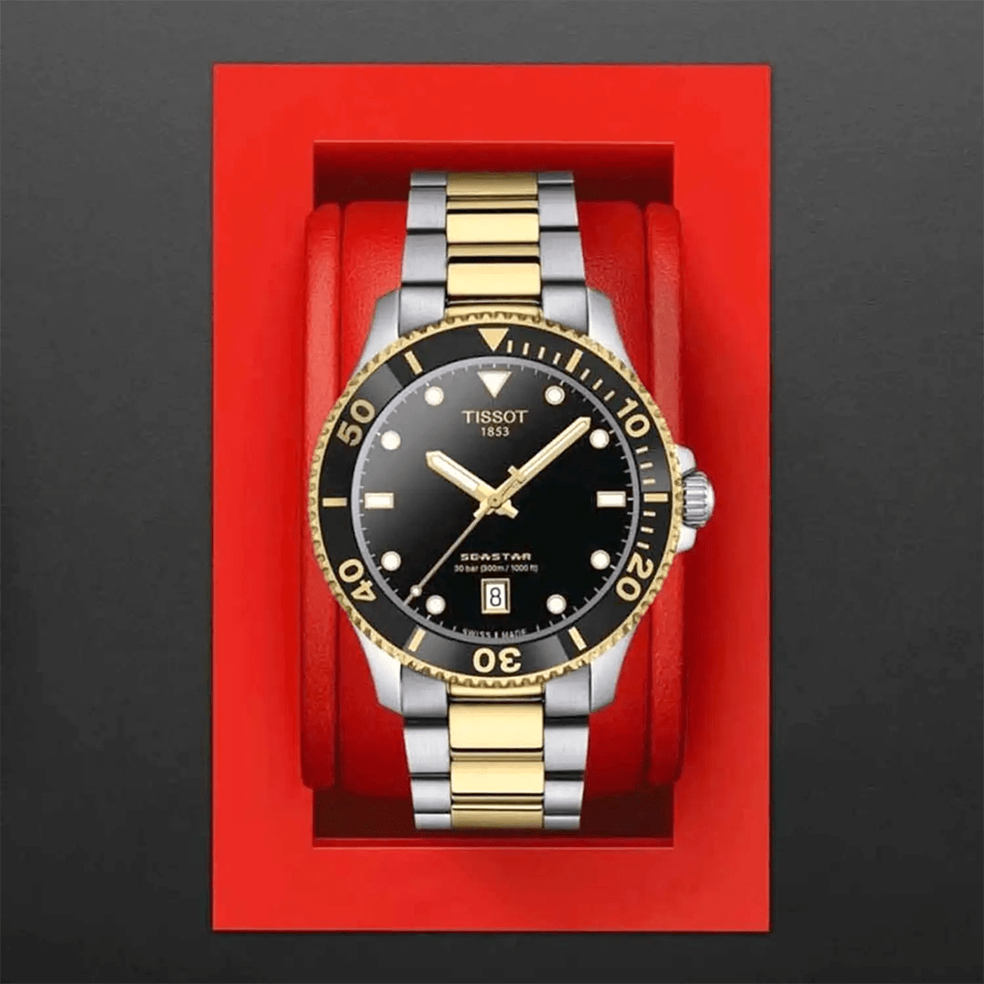 Tissot T1204102205100 T-Sport Swiss Seastar 1000 Analog Watch for Men thumbnail 6