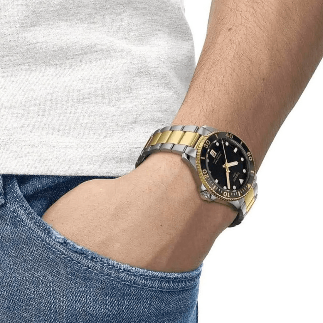 Tissot T1204102205100 T-Sport Swiss Seastar 1000 Analog Watch for Men thumbnail 5