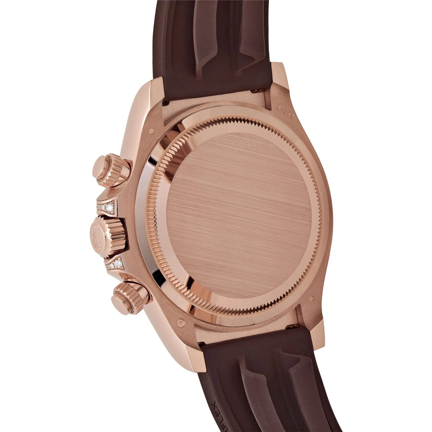 Rolex Daytona 'Giraffe' 126555TBR Rose Gold Chestnut Brown Diamond Dial Watch thumbnail 5