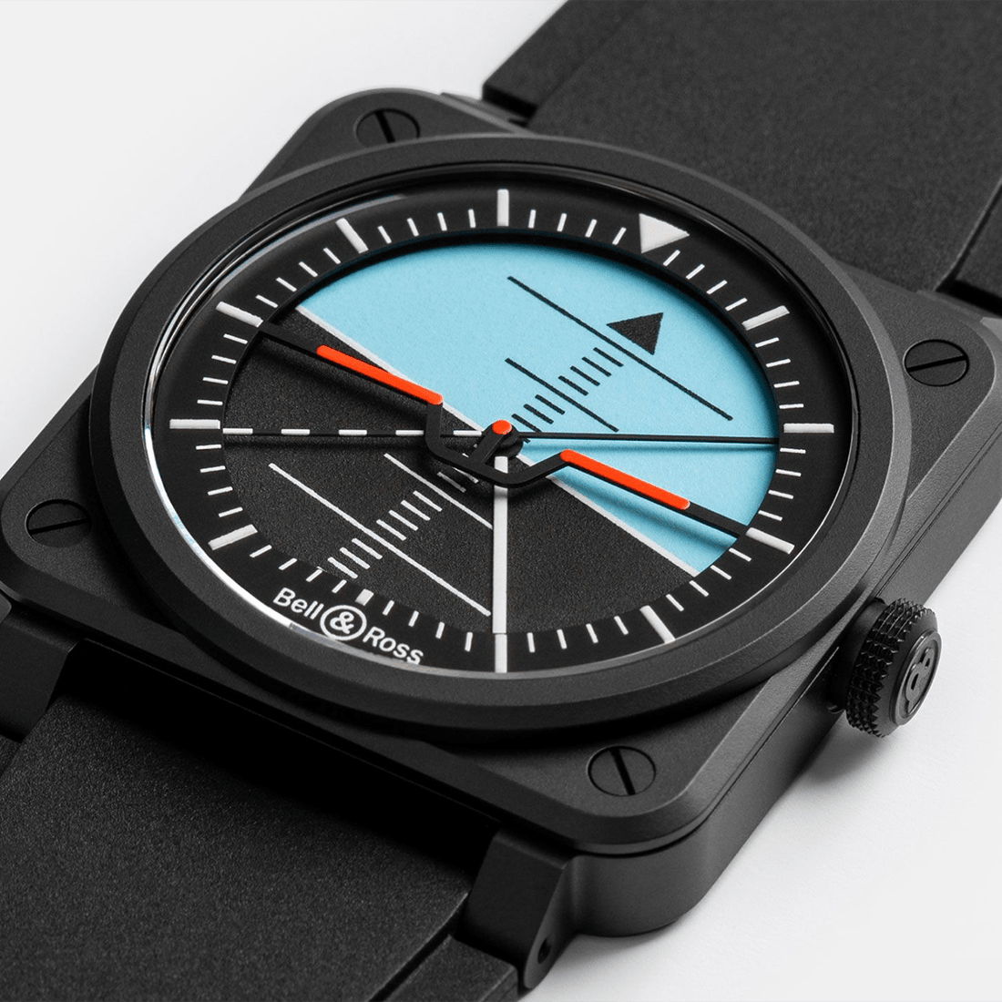 Bell & Ross BR-03 Horizon Blue & Black Dial Watch BR03A-HRZ-CE/SRB thumbnail 5