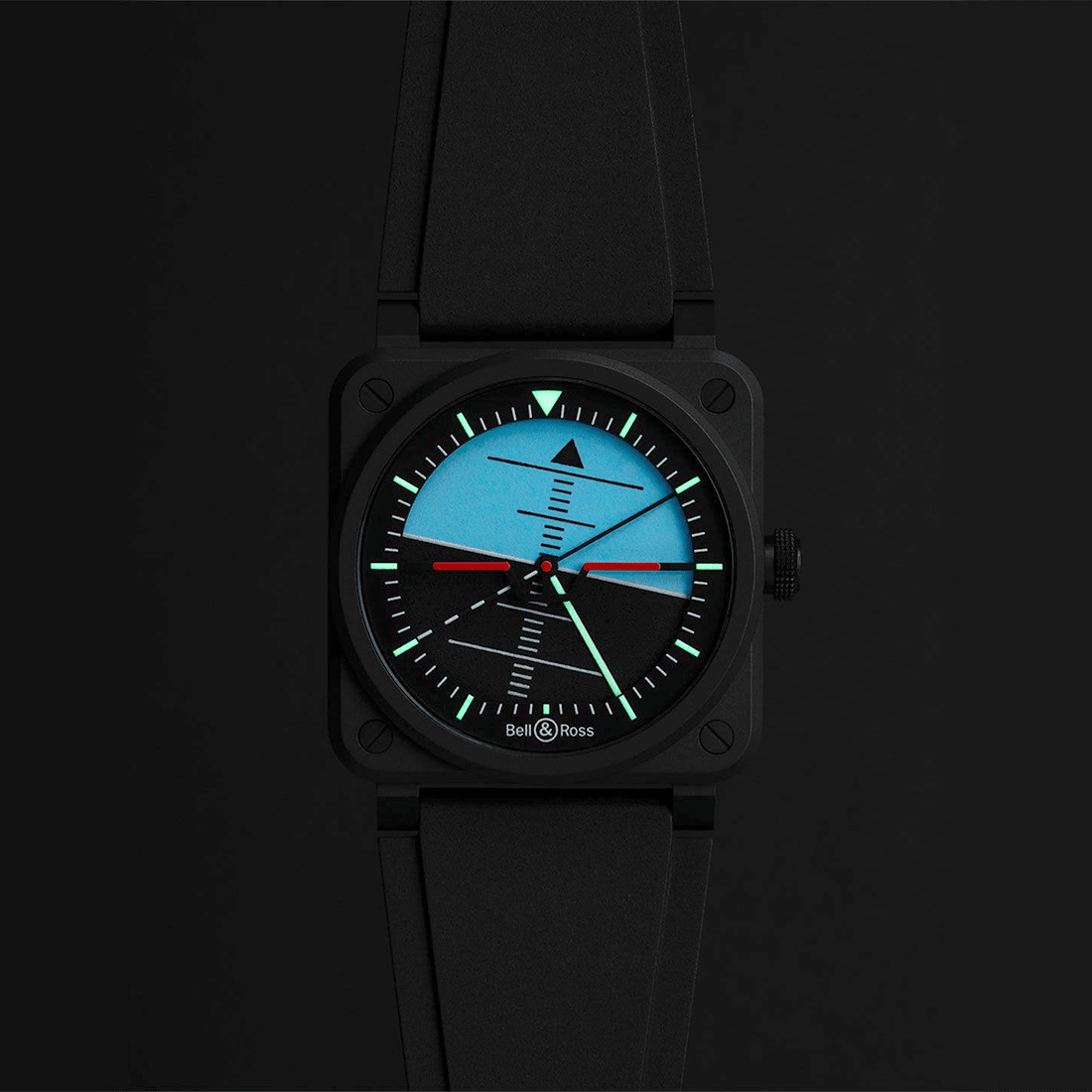 Bell & Ross BR-03 Horizon Blue & Black Dial Watch BR03A-HRZ-CE/SRB thumbnail 8