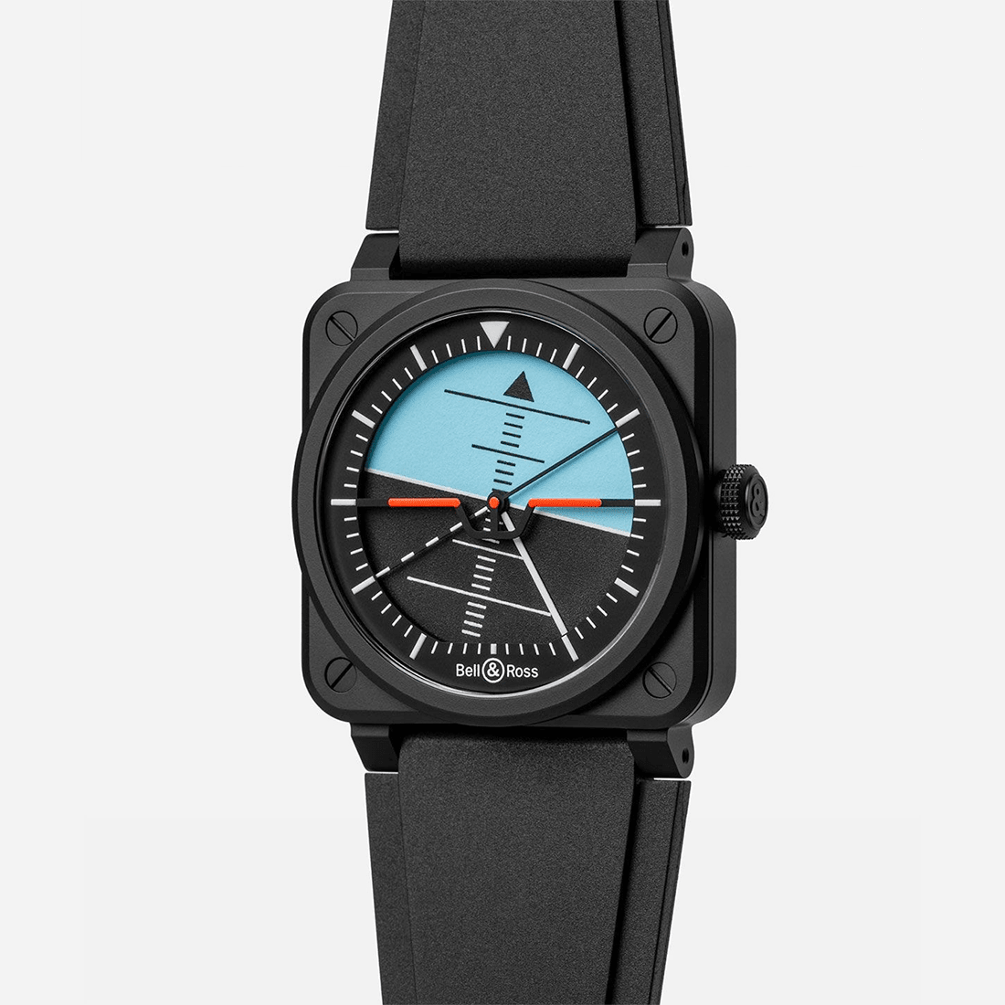 Bell & Ross BR-03 Horizon Blue & Black Dial Watch BR03A-HRZ-CE/SRB thumbnail 2