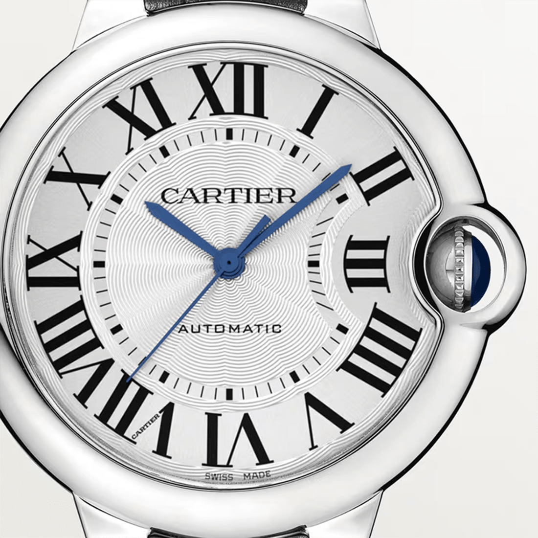 Cartier Ballon Bleu De White Dial Black Strap Men's Watch W69017Z4 thumbnail 5