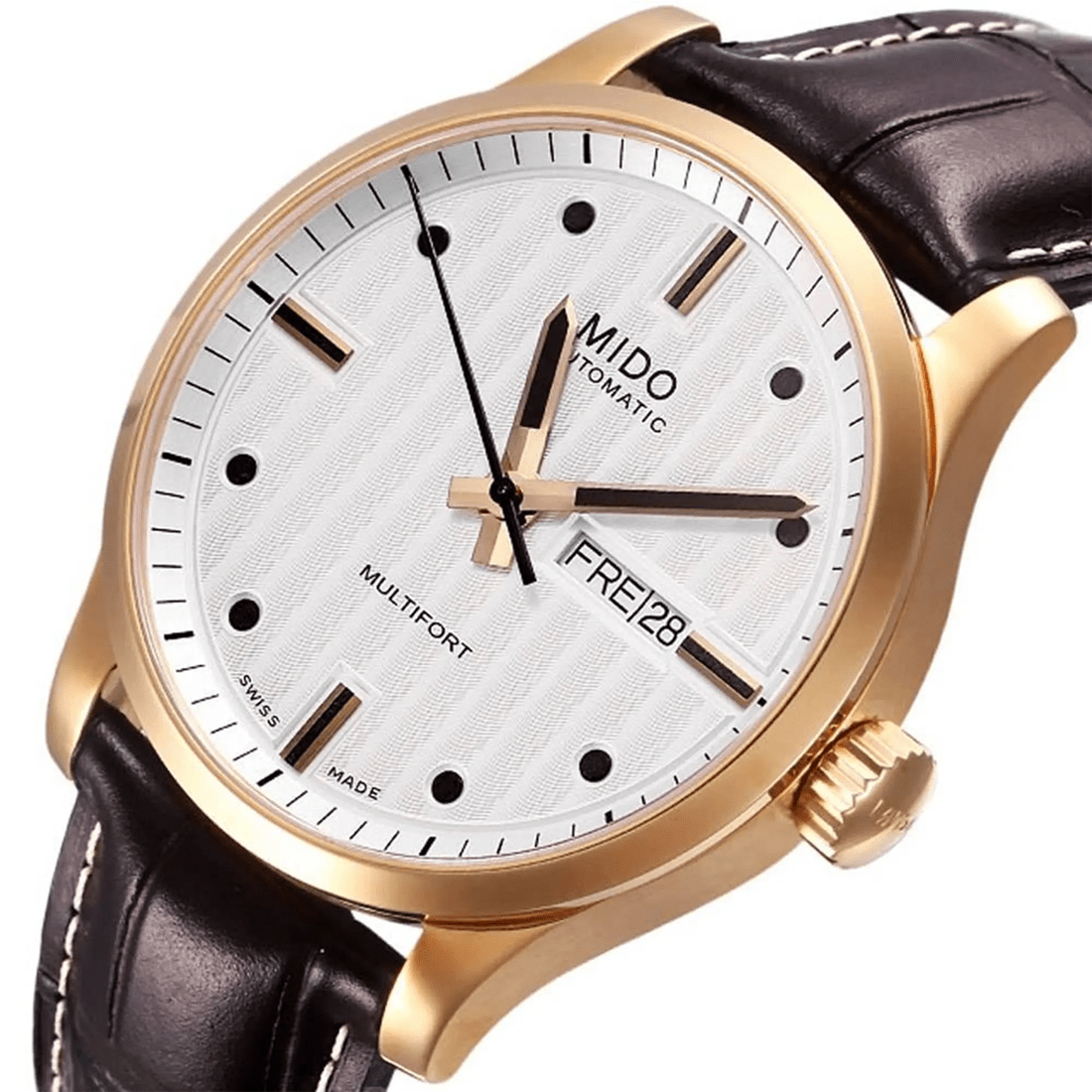 Mido Multifort Automatic White Dial Watch M005.430.36.031.80 thumbnail 2