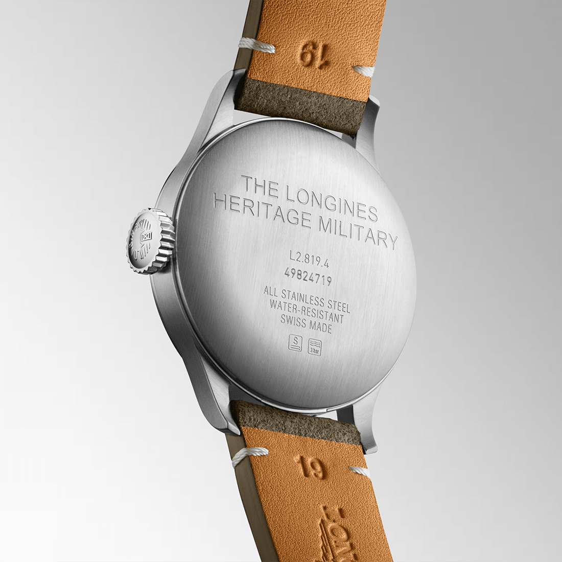 Longines Heritage Military Stainless Steel Automatic watch, L2.819.4.93.2 thumbnail 5