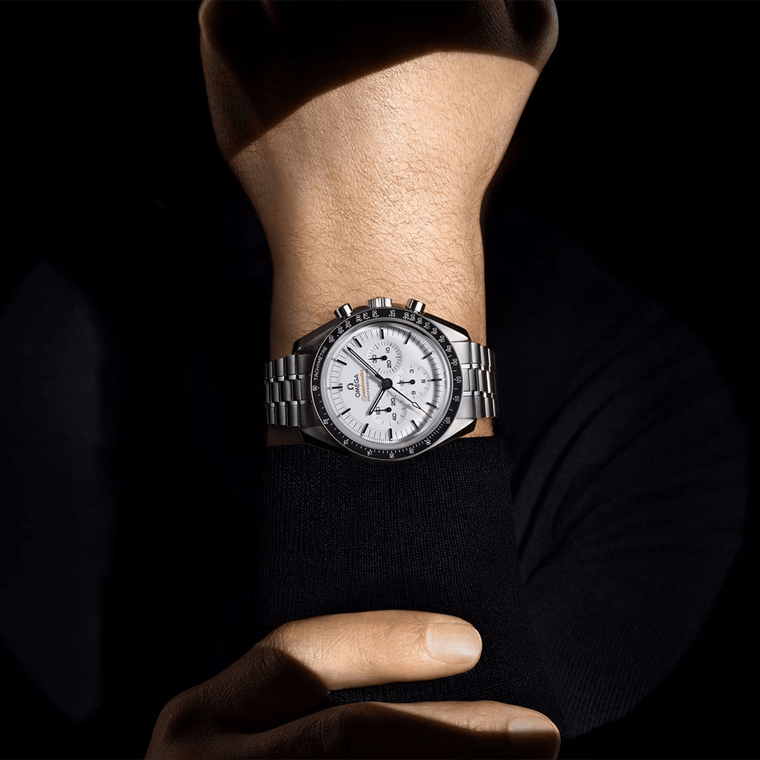 Omega Speedmaster Moonwatch Professional Chronograph White Dial Men's Watch 310.30.42.50.04.001 thumbnail 9