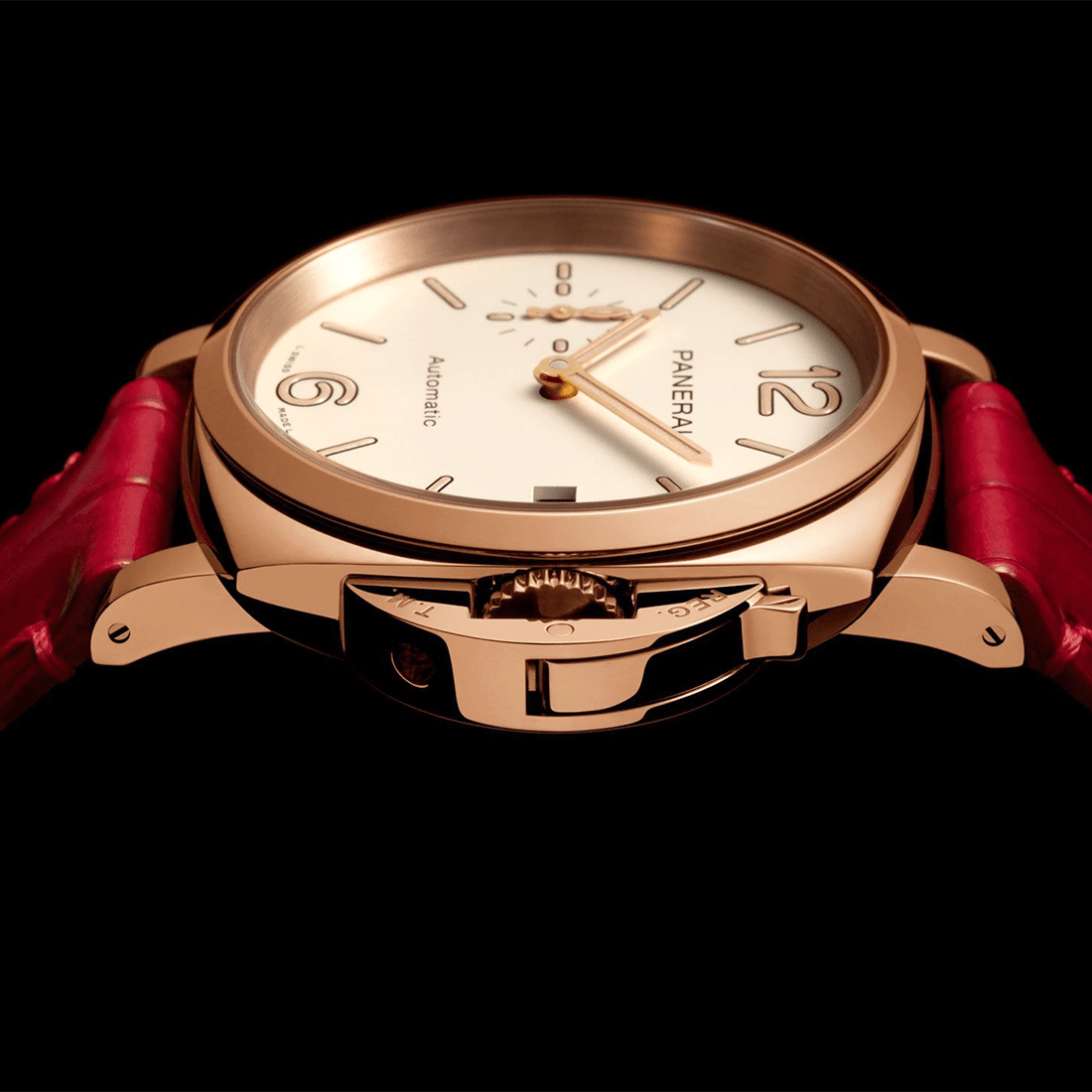 Panerai Luminor Due Goldtech Automatic Oro Rosso Mens Watch PAM01045 thumbnail 5