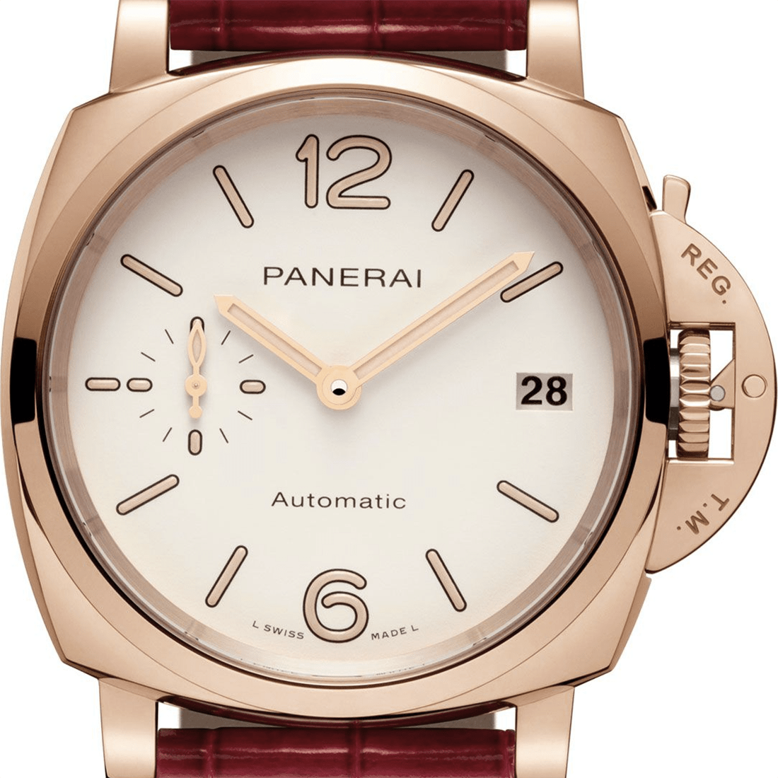Panerai Luminor Due Goldtech Automatic Oro Rosso Mens Watch PAM01045 thumbnail 2