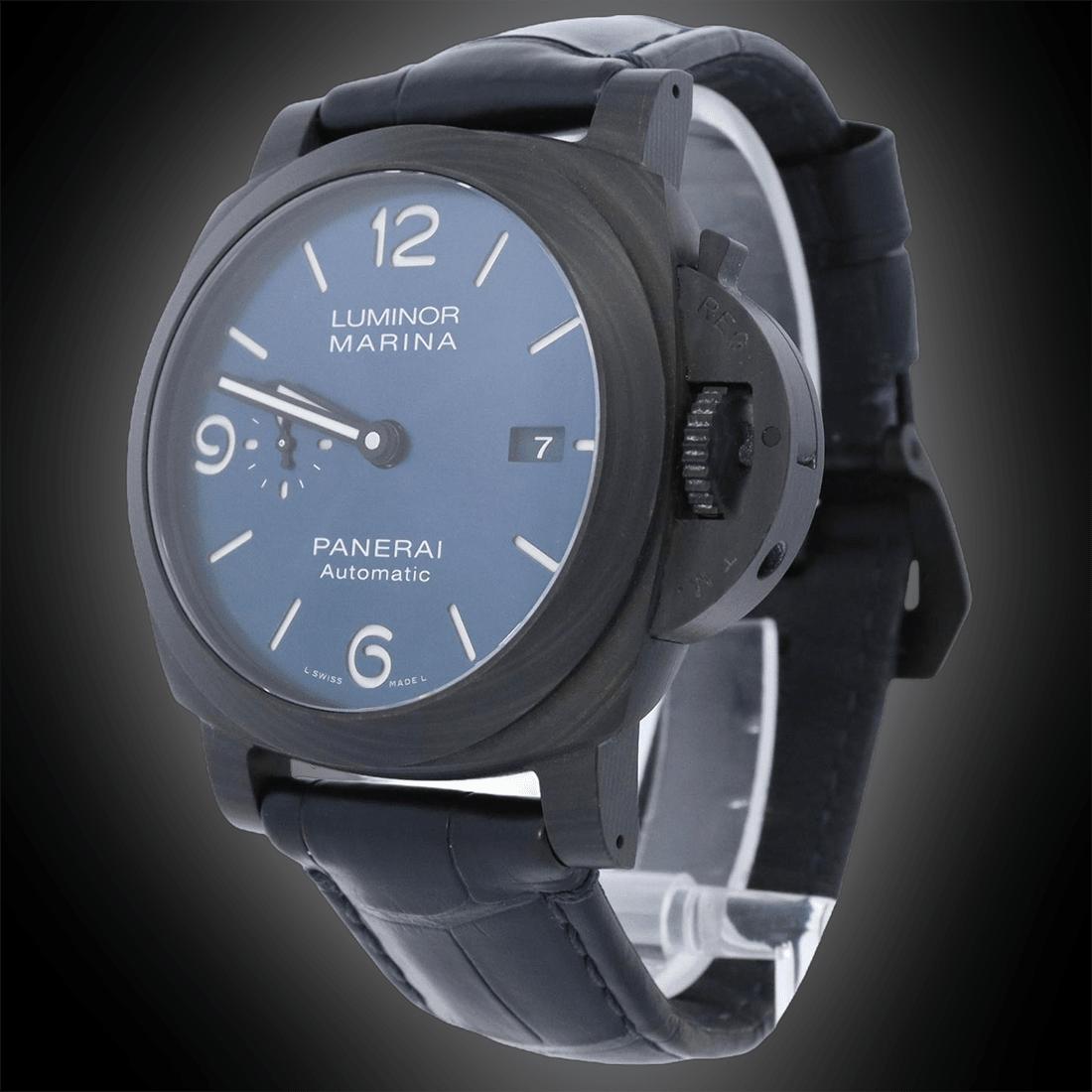 Panerai Luminor Marina Carbotech Blue Dial, Men's Watch PAM01664 thumbnail 4