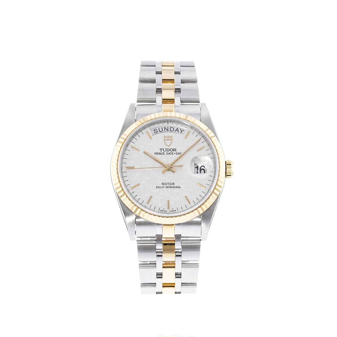 Tudor Prince Day+Date Two-Tone Bracelate Mens Watch 76213