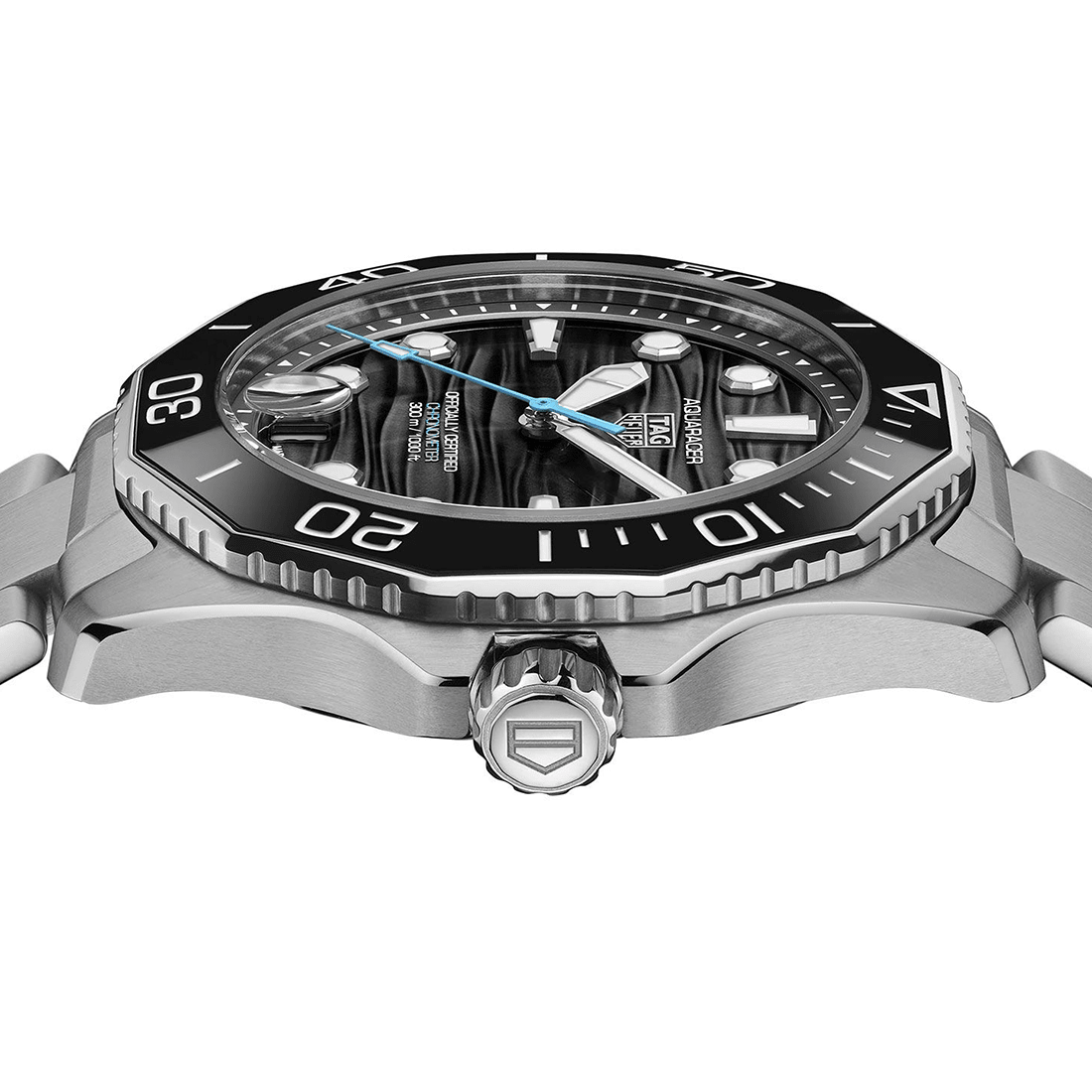 TAG Heuer Aquaracer Professional 300 Date, Black Dial, Stainless Steel Watch WBP5110.BA0013 thumbnail 5