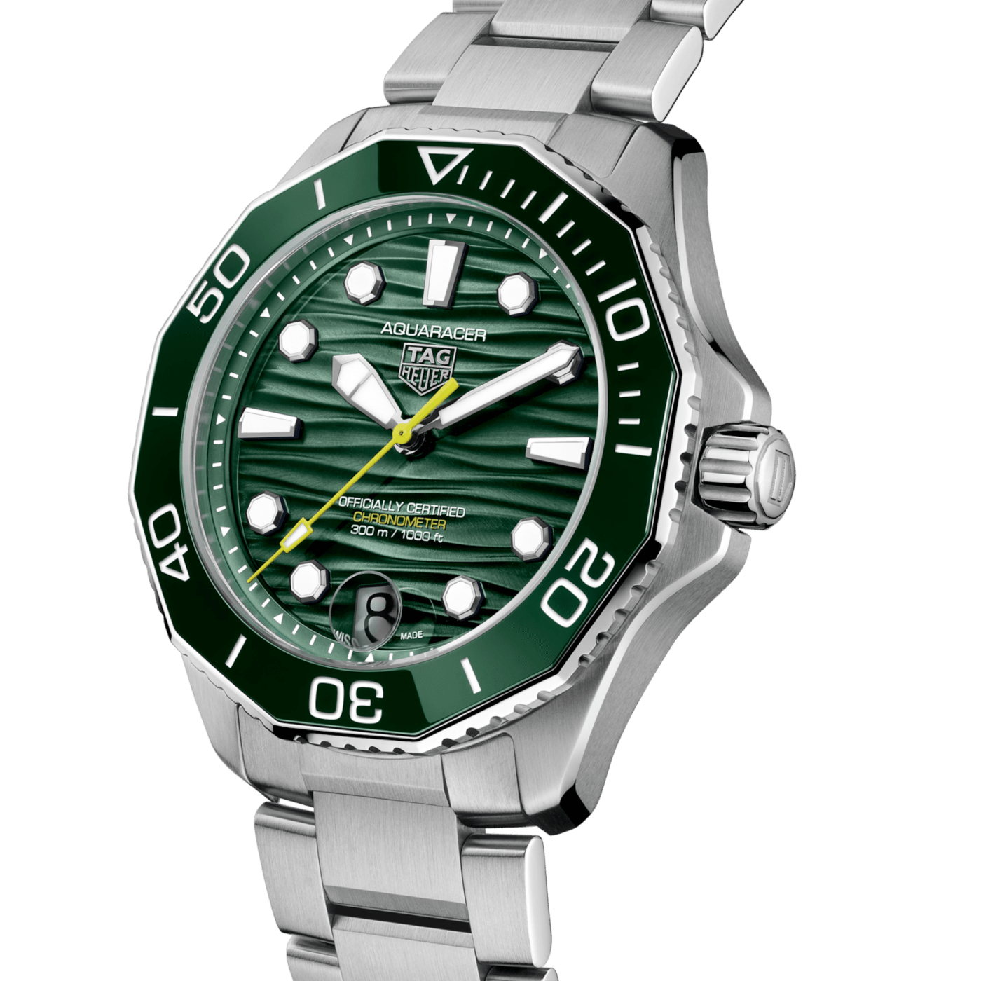 TAG Heuer Aquaracer Professional 300 Date, Automatic, Green Dial Mens Watch WBP5116.BA0013 thumbnail 2