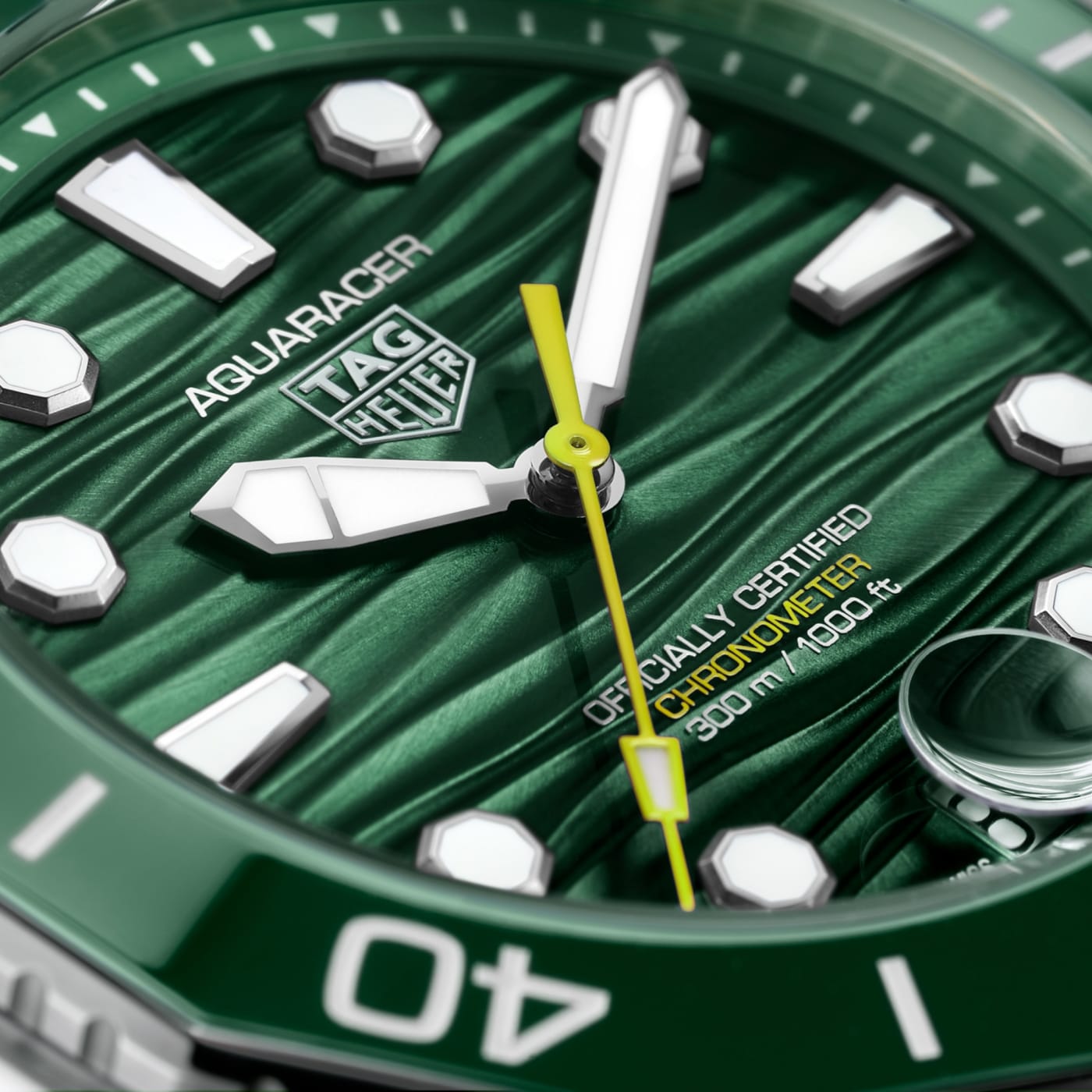 TAG Heuer Aquaracer Professional 300 Date, Automatic, Green Dial Mens Watch WBP5116.BA0013 thumbnail 6